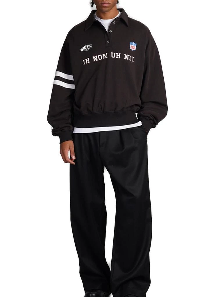 Ih Nom Uh Nit Ih Nom Uh Nit Fleece Number Polo Shirt 4