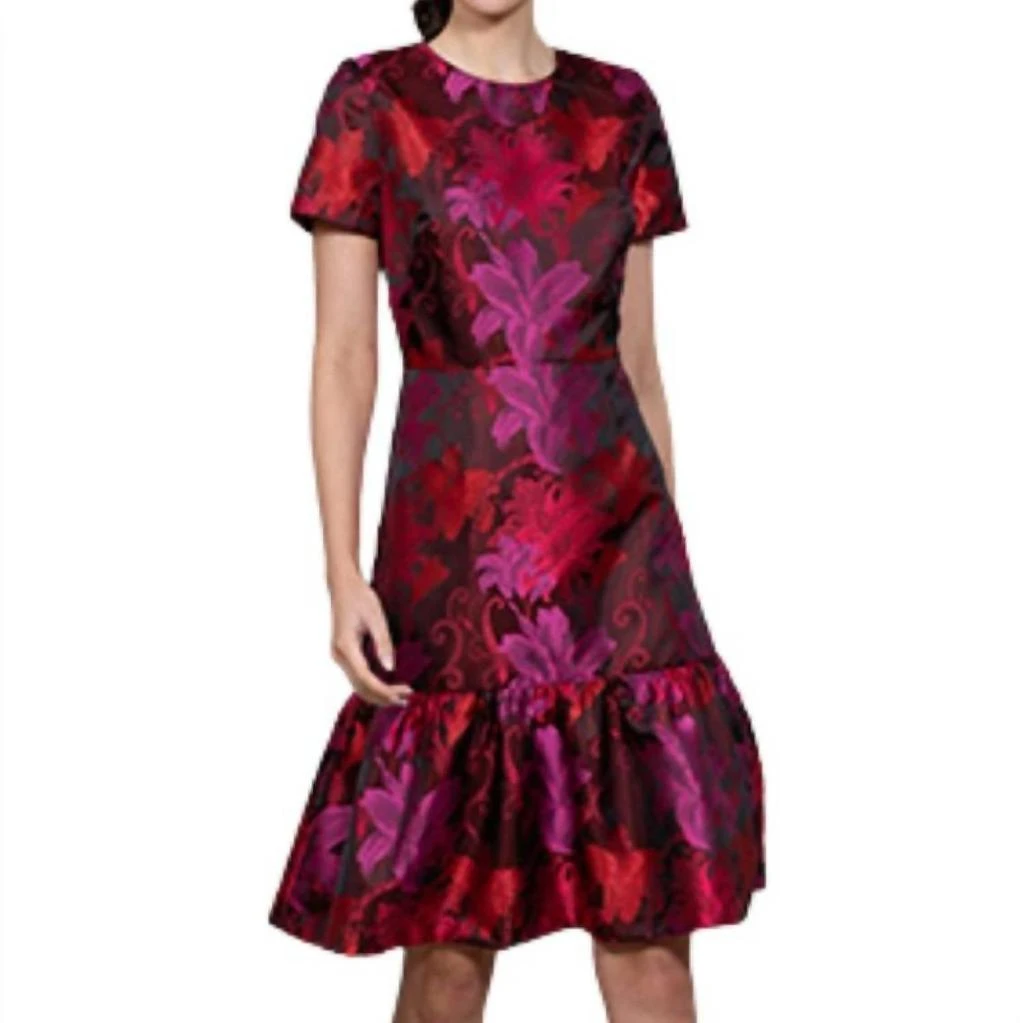 Bigio Collection Bigio Collection - Jacquard Ruffle Dress 1