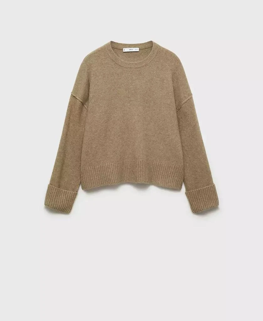 Mango Women's Rolled-Up Sleeves Sweater 9