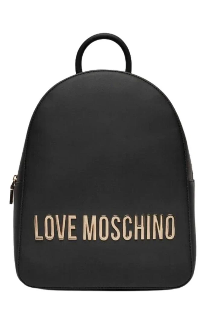 Moschino LETTERING LOGO BACKPACK Love Moschino logo-lettering Backpack | Black | FARFETCH main image 3