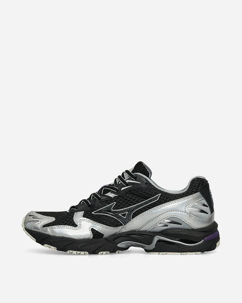 Mizuno Wave Rider 10 Millennium Sneakers Black / Silver / Purple Haze 3