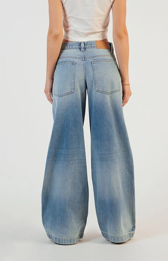 PacSun Sloane Low Rise Ultra Baggy Jeans Light Indigo 4
