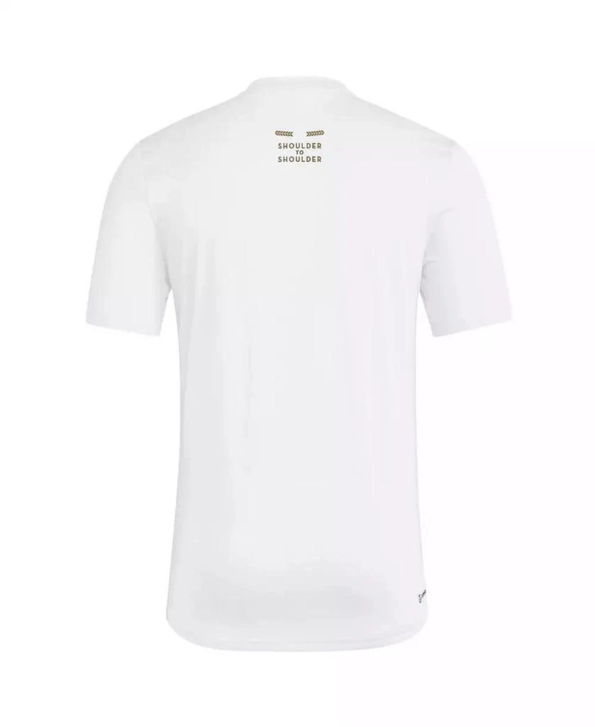 Adidas Men's White LAFC 2025 Jersey Hook AEROREADY T-Shirt 3
