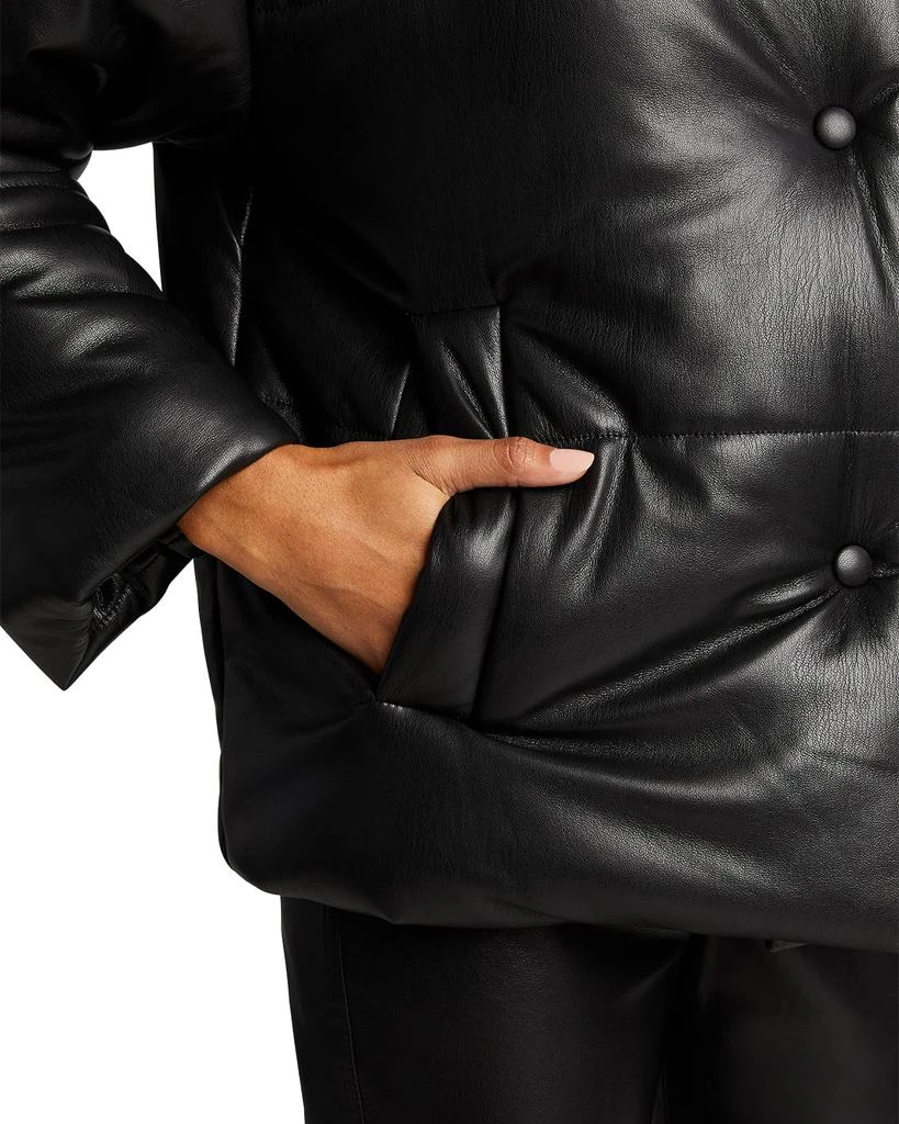 Nanushka Hide Vegan Leather Puffer Jacket 4