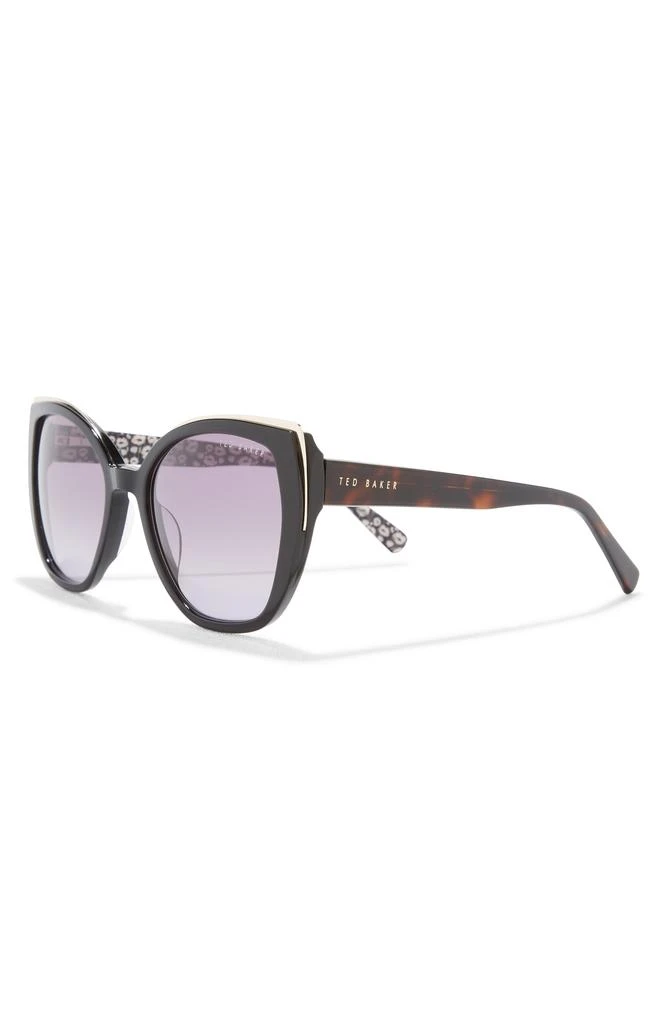 Shop 56mm Full Rim Cat-Eye Sunglasses on Sale at BeyondStyle  display picture 1