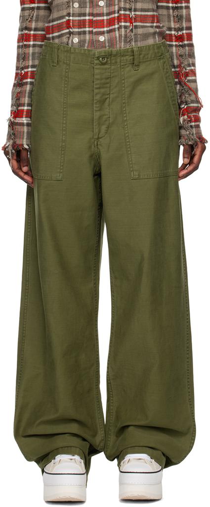 R13 Khaki Utility Trousers