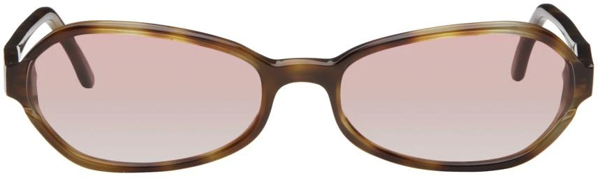 Our Legacy Brown Drain Sunglasses 1