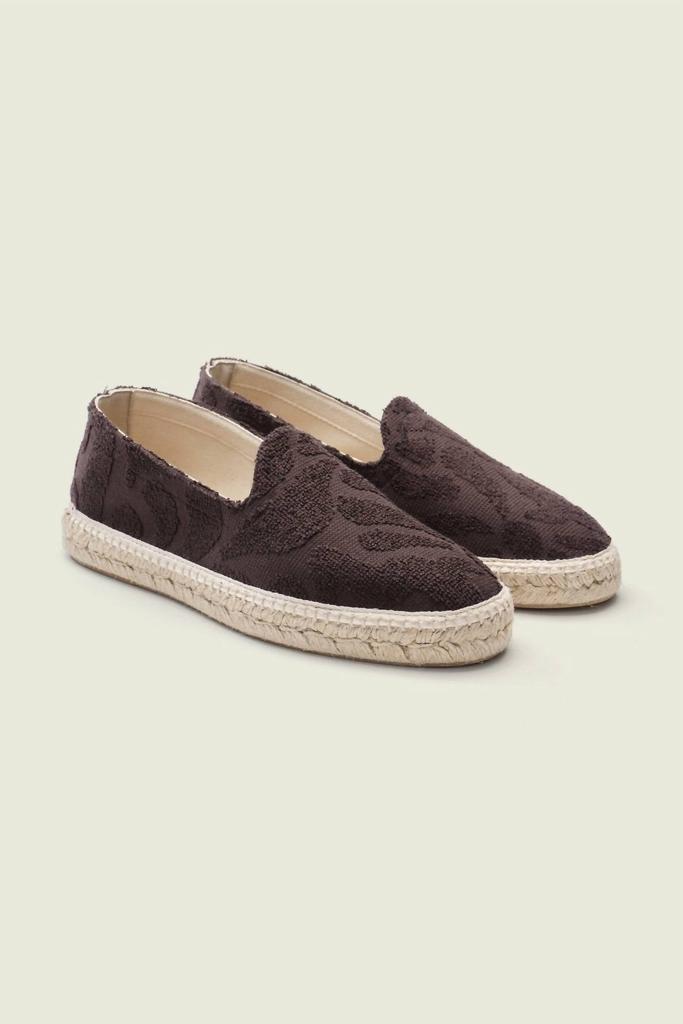 OAS Unisex Blossom Terry Espadrilles In Brown