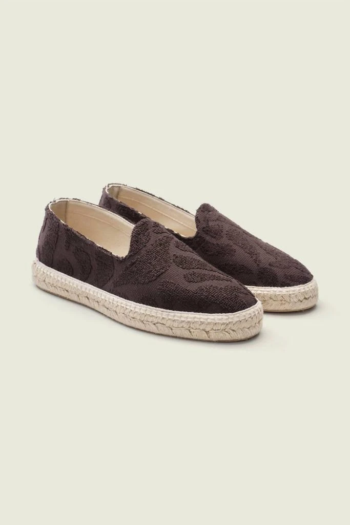 OAS Unisex Blossom Terry Espadrilles In Brown 2