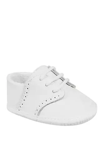 Crown & Ivy™ Ivy Baby Boys White Leather Oxford Shoes 1