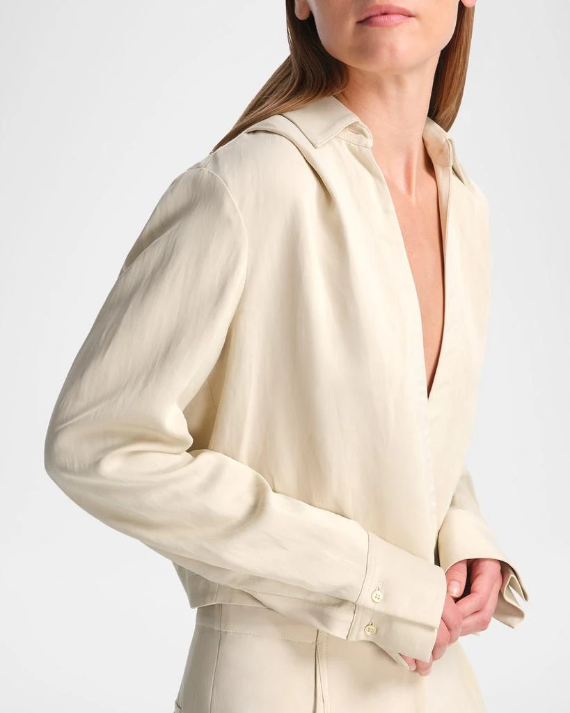 TWP Gtgoan Linen-Blend Blouse 4