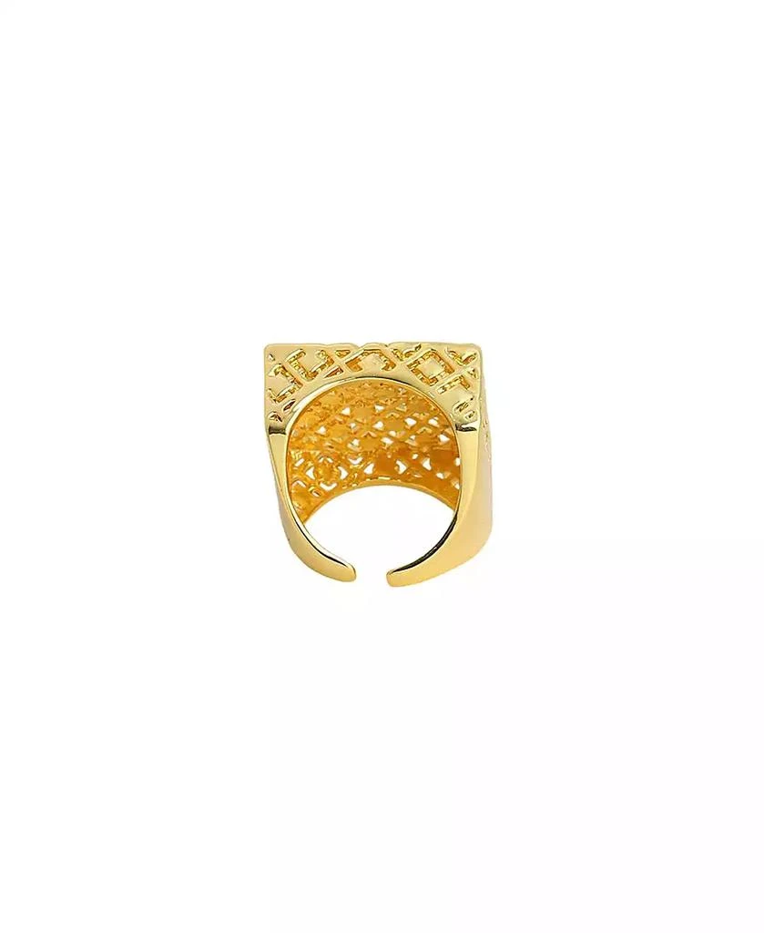 SOHI Women
s The Damascene Statement Ring 3