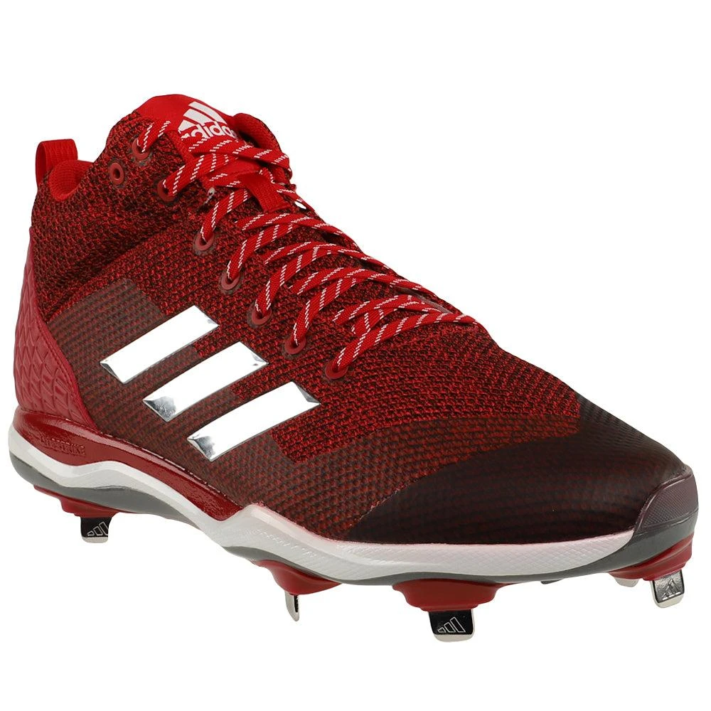 Adidas Poweralley 5 Mid Baseball Cleats 2