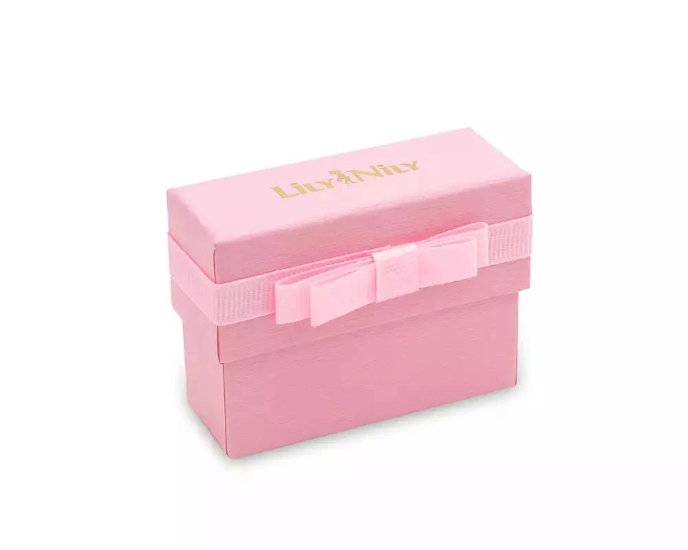 Lily Nily Girls Pink and White Bow Bangle 2