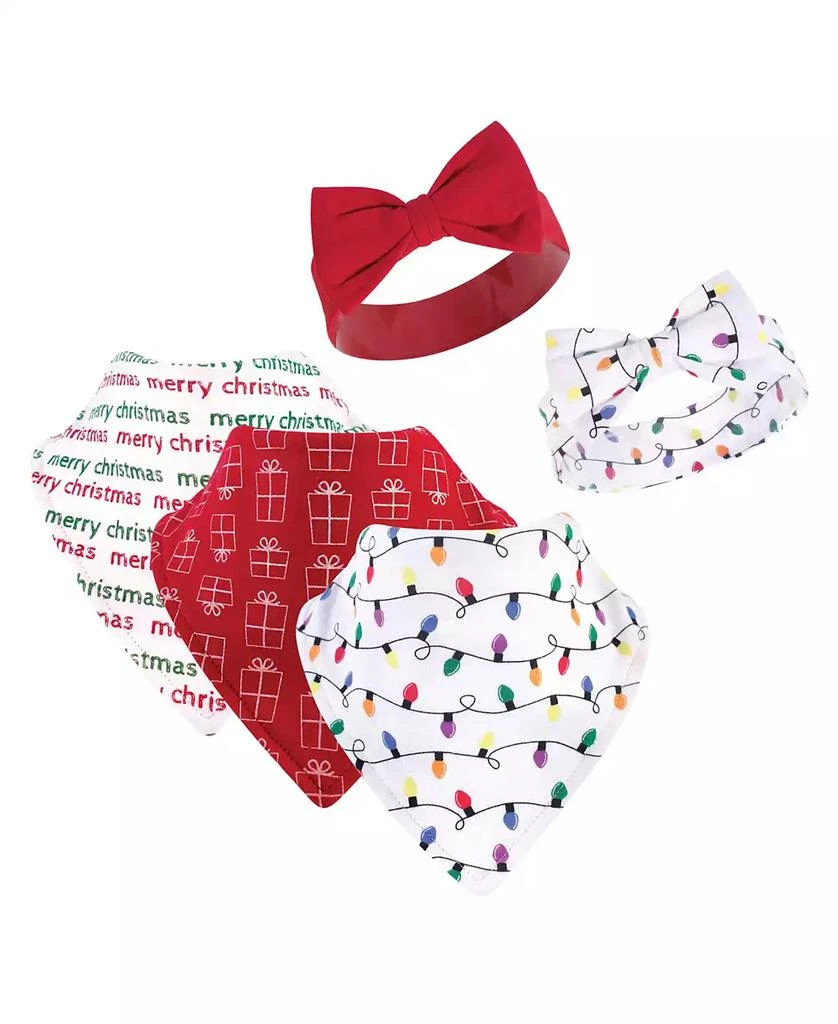 Hudson Soft Cotton Bib 
Headwear Duo Set