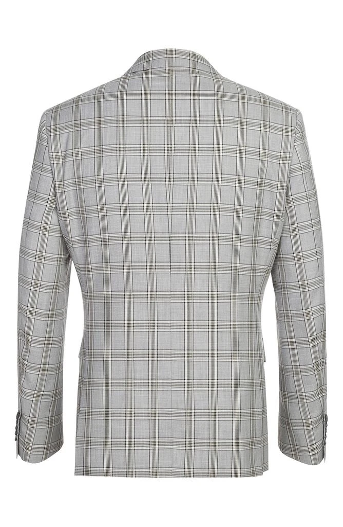 English Laundry Plaid Khaki Stretch Mélange Suit 6