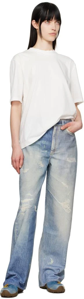 Our Legacy Blue & Tan Gabe Sneakers 5