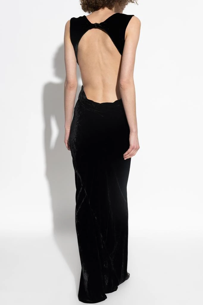 Rick Owens Sleeveless velvet dress 4