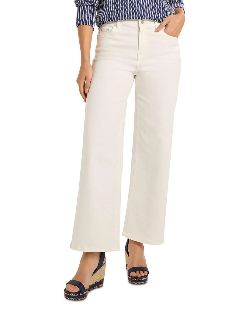 NIC+ZOE Forward Seam Weekend Jeans in Paper White 1