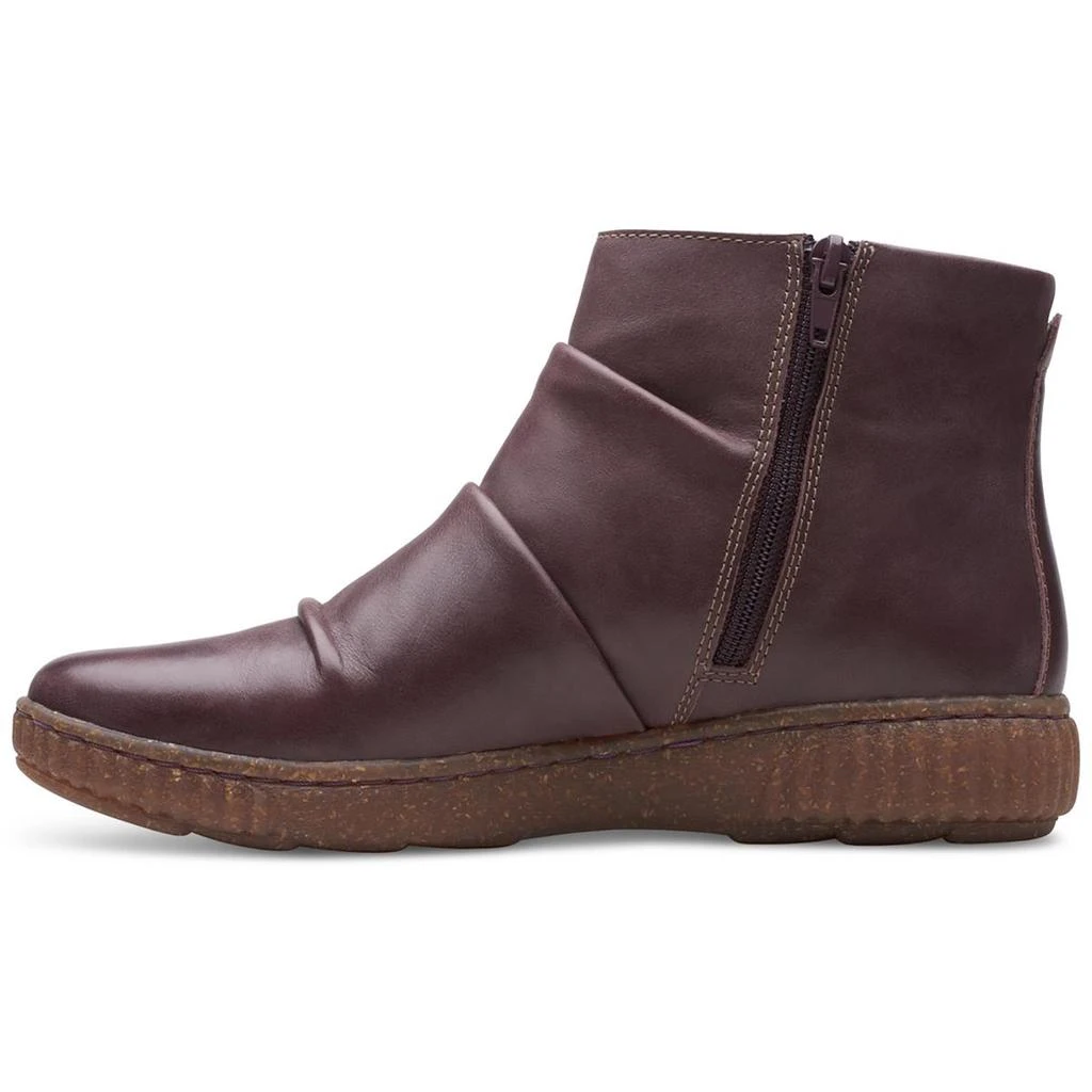 Clarks Caroline Rae Womens Leather Pull On Booties 2