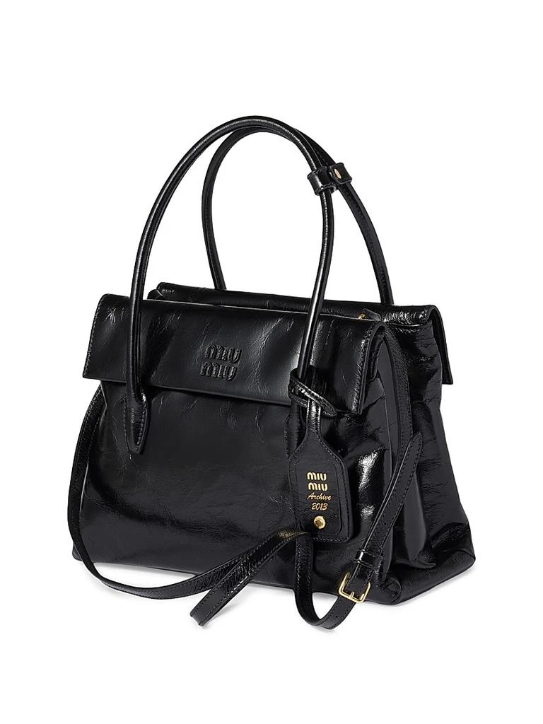 Miu Miu Shiny Leather Top Handle Bag 2