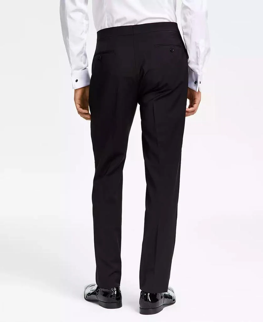 Calvin Klein Men's Slim-Fit Infinite Stretch Black Tuxedo Pants 3