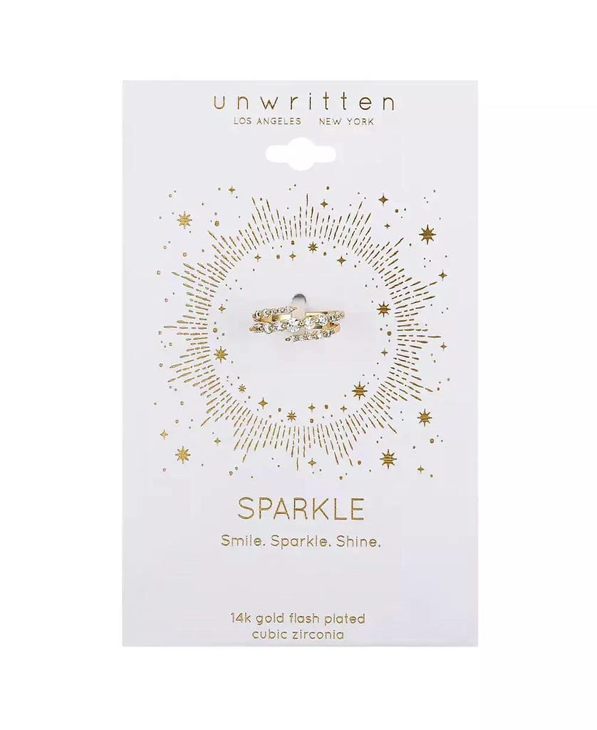 Unwritten Cubic Zirconia Spiral Ring 4