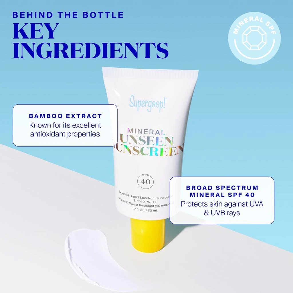 Supergoop! Supergoop! Unseen Sunscreen Mineral SPF 40 50ml 6