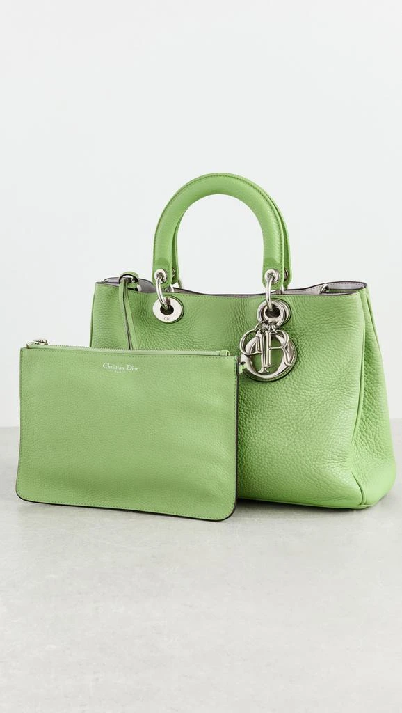 What Goes Around Comes Around Dior Leather Lady Dior Medium Bag 4