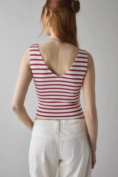 BDG BDG Too Perfect V-Neck Cropped Tank Top 2