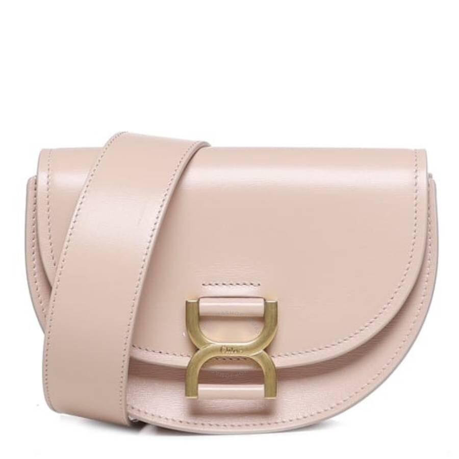 ショルダーバッグ・ポシェット Chloe Cappuccino Leather Horse Medal Crossbody Bag Chloé Horse Medal Crossbody Bag In Canvas & Grained Leather