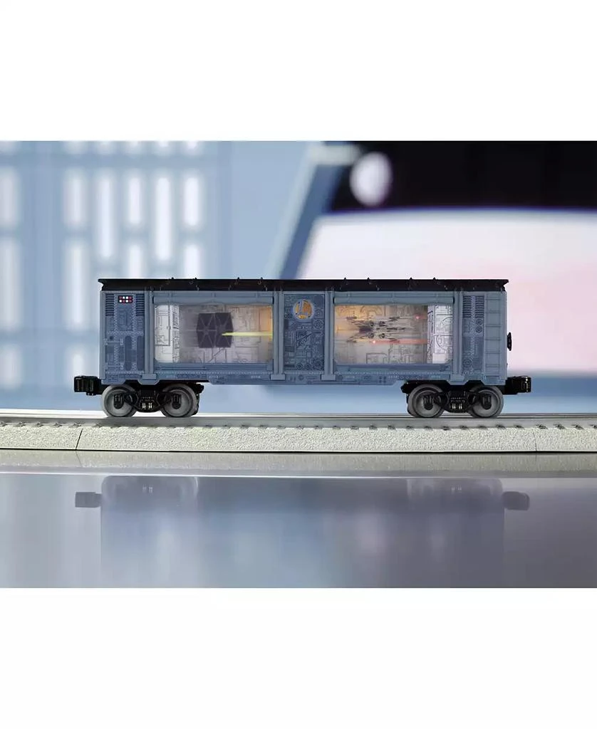 Lionel Disney Star Wars X-Wing TIE Fighter Battle O Gauge Model Train Aquarium Car 3