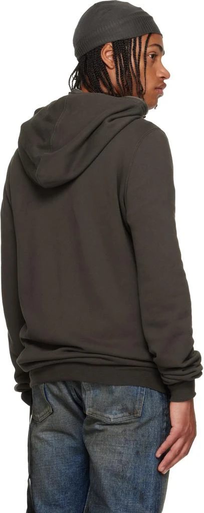 Rick Owens Gray Concordians Micro Mountain Hoodie 3