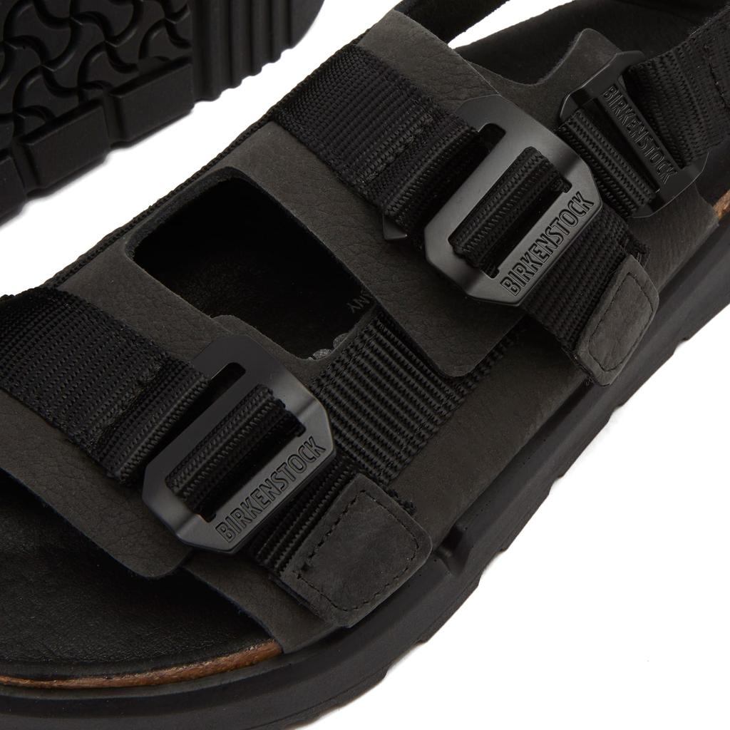 【関税&送料込】Birkenstock Black Shinjuku Sandal Shinjuku Leather-Textile Black | BIRKENSTOCK