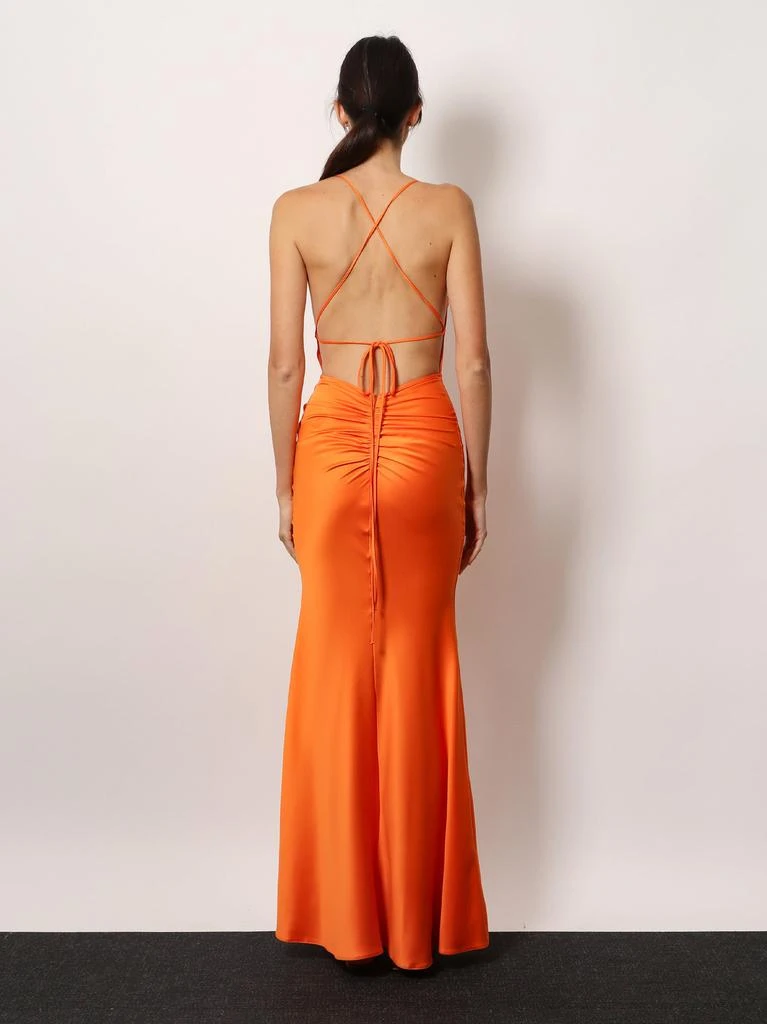 ACTUALEE Satin long dress 3