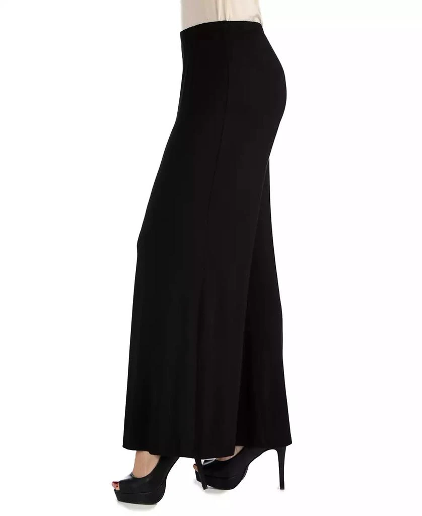 24seven Comfort Apparel Women's Plus Size Palazzo Pants 3