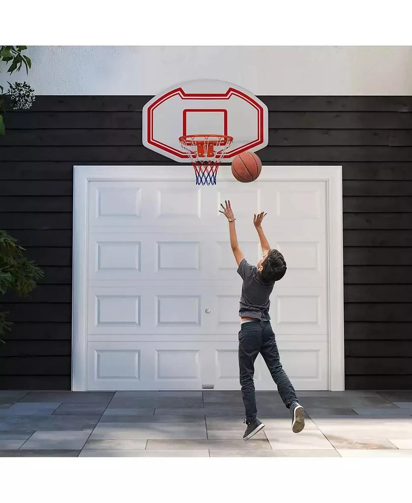 Mecale Large Wall Mounted Basketball Hoop with Shatter-proof Backboard 3