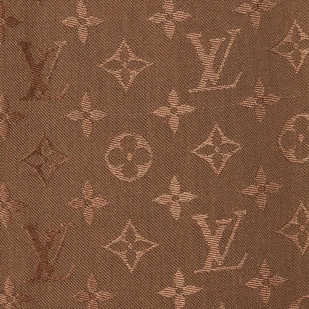 Louis Vuitton Louis Vuitton Brown Monogram Silk and Wool Scarf 3