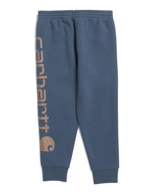 Carhartt Little Boys Fleece Logo Sweatpants 2