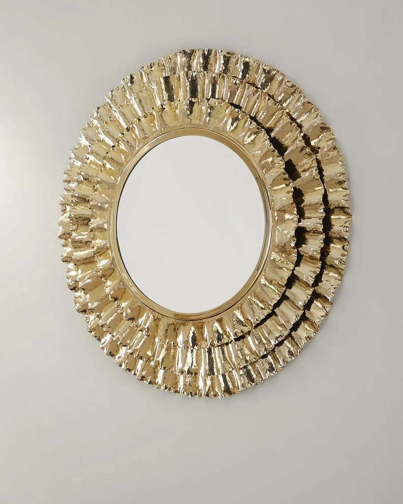 Neiman Marcus Ruffle Wall Mirror 2