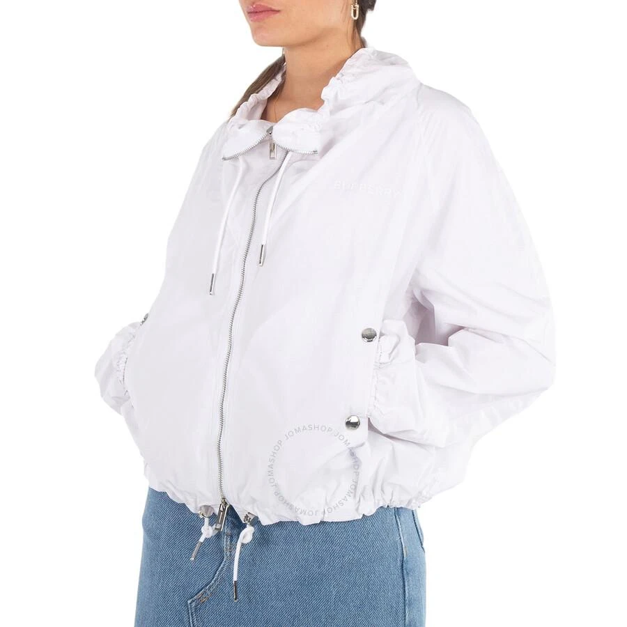Burberry Optic White Logo Print Oversized Jacket 2