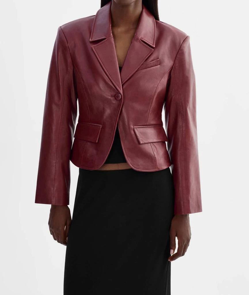LaMarque Lamarque - Valentina Micro Leather Blazer