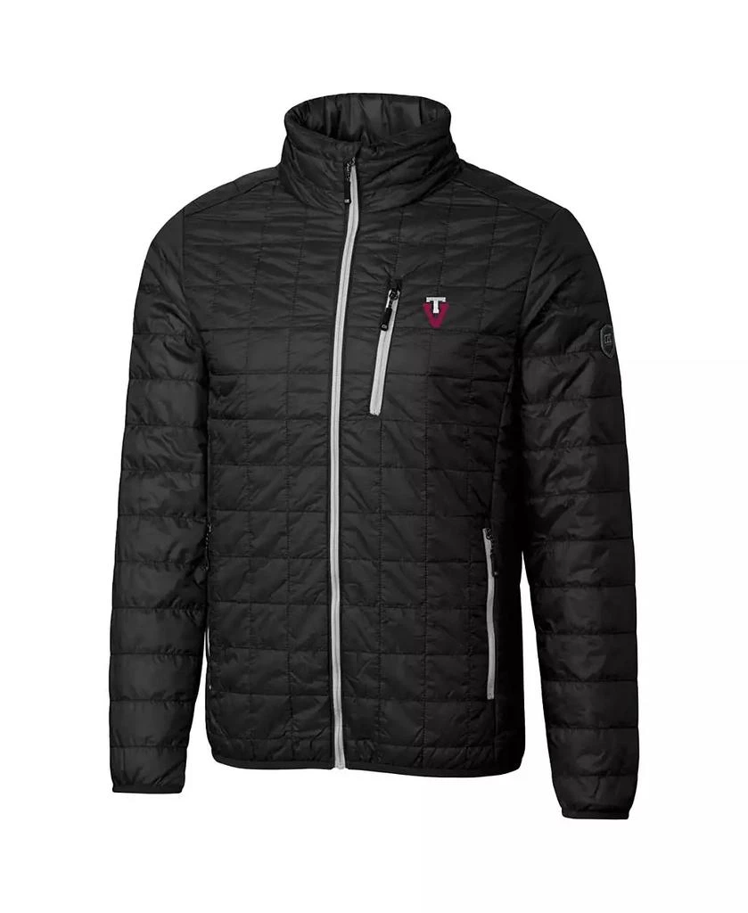 Cutter & Buck Black Virginia Tech Hokies Primary Team Logo Rainier PrimaLoft Eco Insulated Full-Zip Puffer Jacket 2