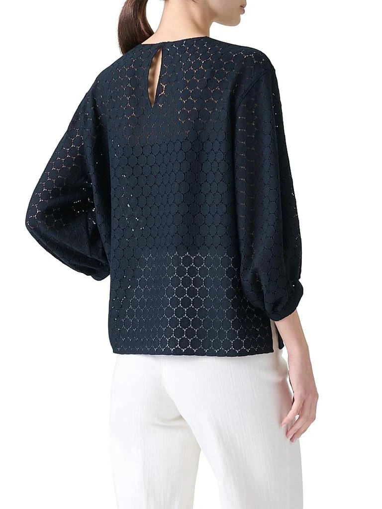Akris Dot Lace Blouse 5
