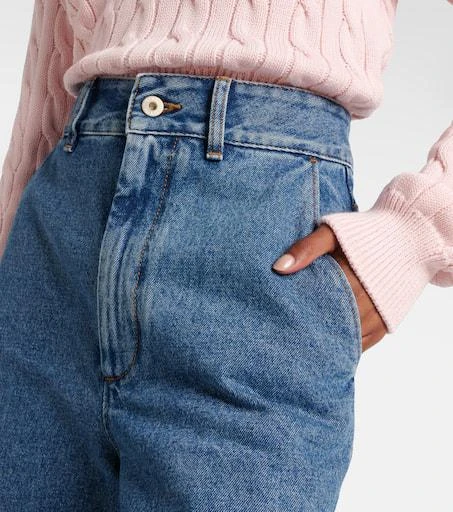 Loewe Anagram denim Bermuda shorts 4
