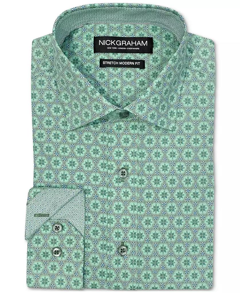 Nick Graham Men's Hexagon Star Dress Shirt