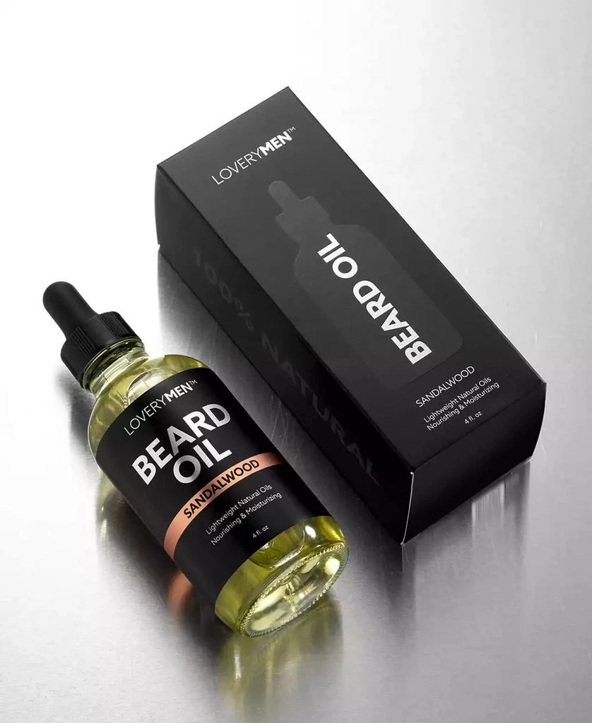 Lovery LoveryMen Sandalwood Beard Oil, 4 oz. 5