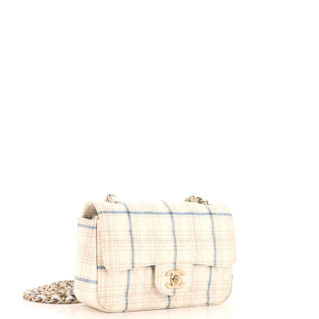 Chanel Classic Single Flap Bag Quilted Printed Calfskin Mini 3