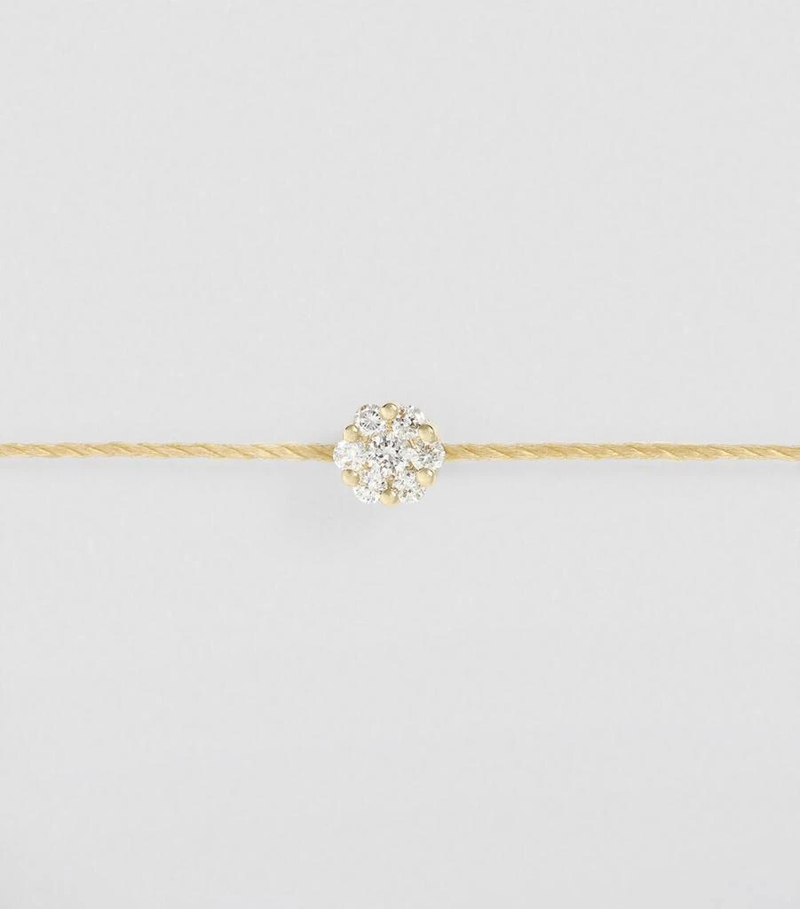 Redline Yellow Gold and Diamond Illusion Bracelet 2