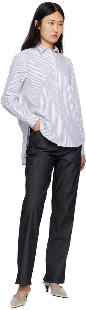 Totême Navy Twisted Seam Jeans 4